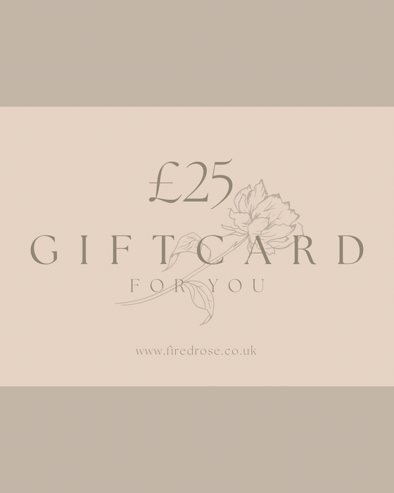 Fired Rose Gift Card