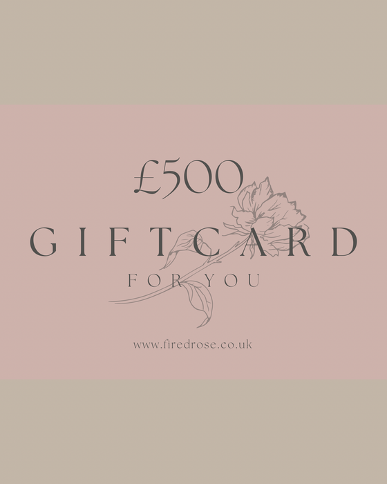 Fired Rose Gift Card