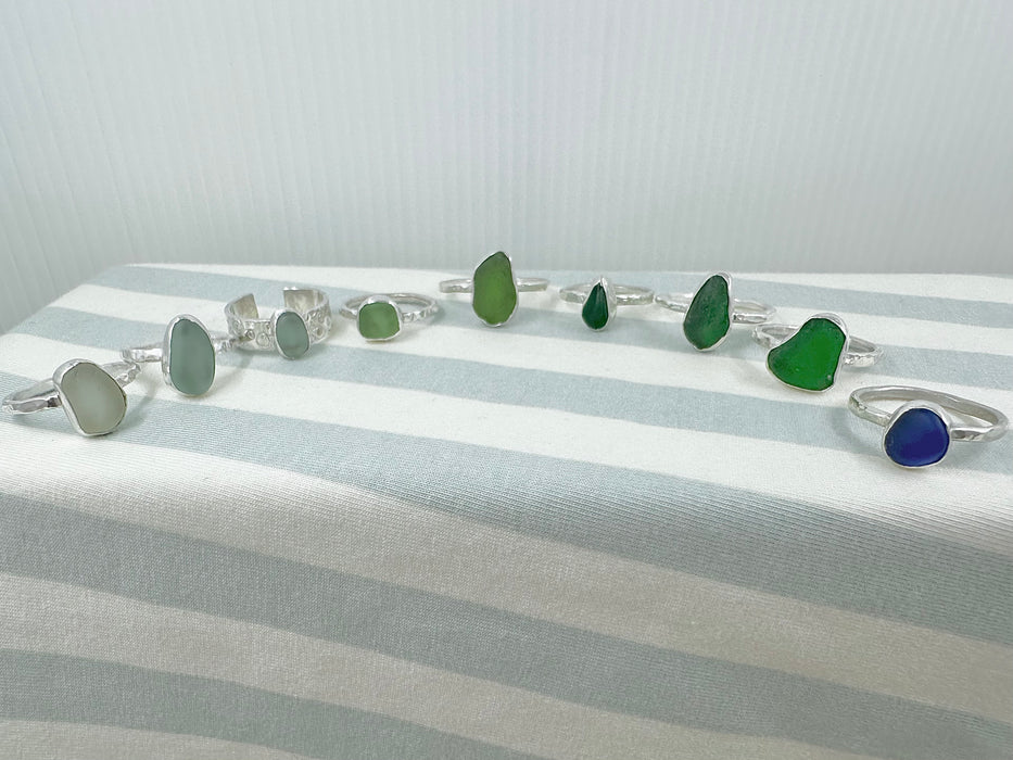 Sea Glass Ring making Workshop
