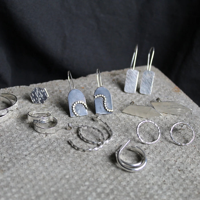 Recycled Silver Earrings Workshop with Suzanne Seed