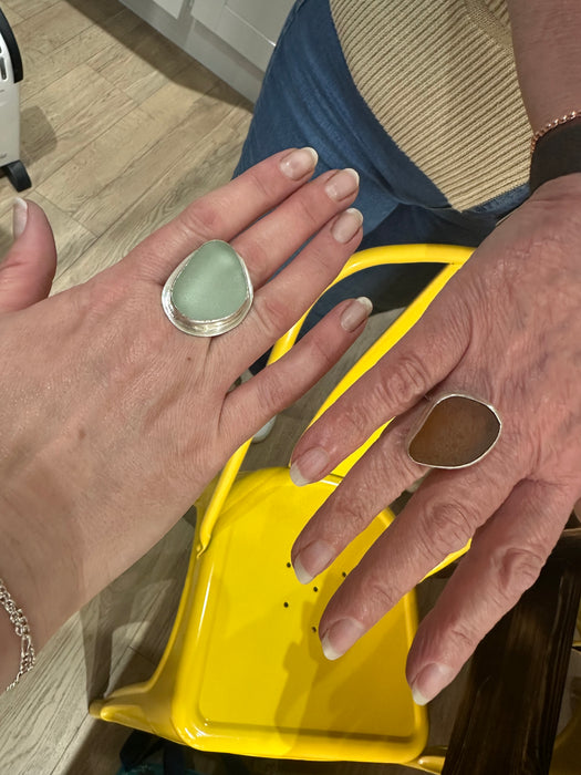 Sea Glass Ring making Workshop
