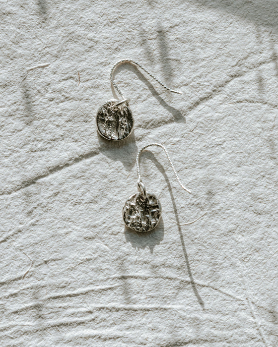 Mighty Oak - Silver Earrings