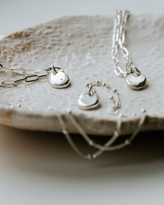 New Beginnings - Silver Necklace