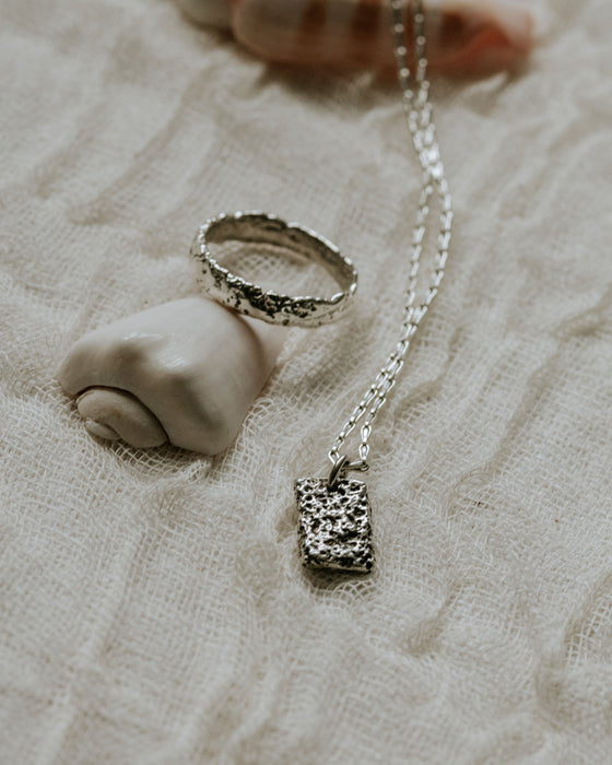 Sandstorm - Silver Necklace