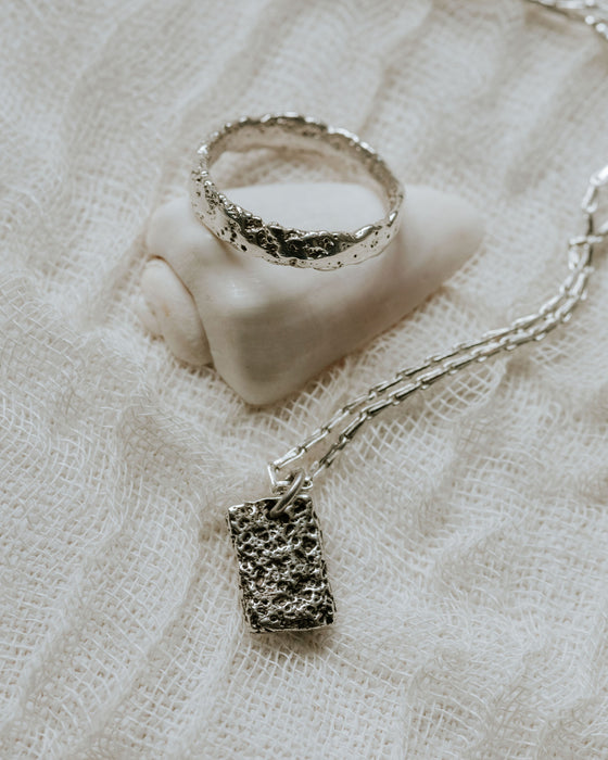 Sandstorm - Silver Necklace